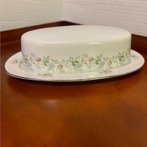 Johann Haviland forever spring Butter Dish with Lid. Made in Germany